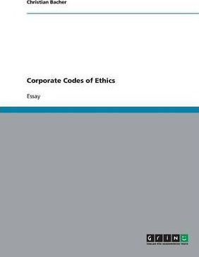 Libro Corporate Codes Of Ethics - Christian Bacher