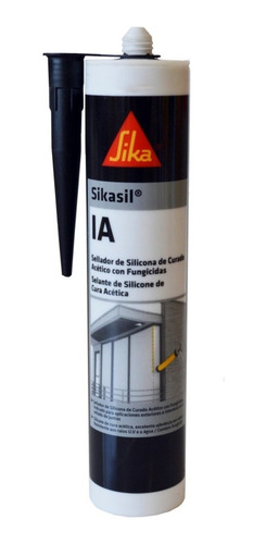 Sellador Silicona Sika Sikasil -ia- Acetico 300ml Transparen