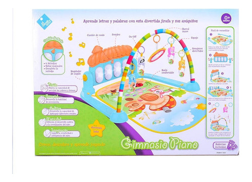 Imagen 7 de 10 de Gimnasio Piano C/ Actividades Luz Sonido Bebe Duende Azul Fu