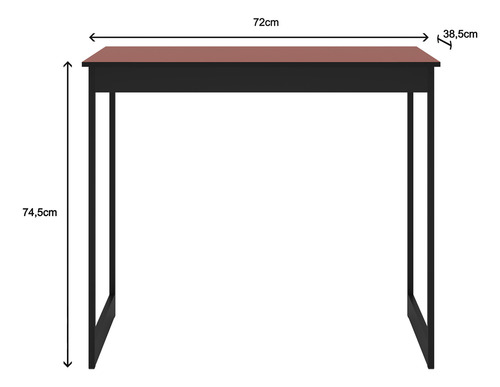 Aparador Buffet Retrô Cor Preto E Cobre Industrial Escandinavo Para Escritório Retrô Mod: Aparador Doca