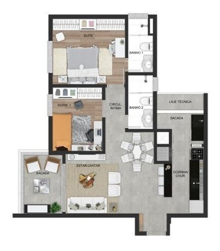 Imagem 16 de 17 de Apartamento À Venda No Bairro Morro Do Espelho - São Leopoldo/rs - O-14738-24735