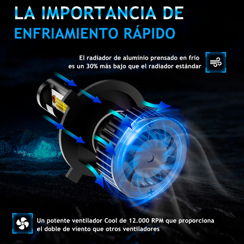 7 Pulgadas Led Faro Hi/beam Para Ford Mustang 1965-1978