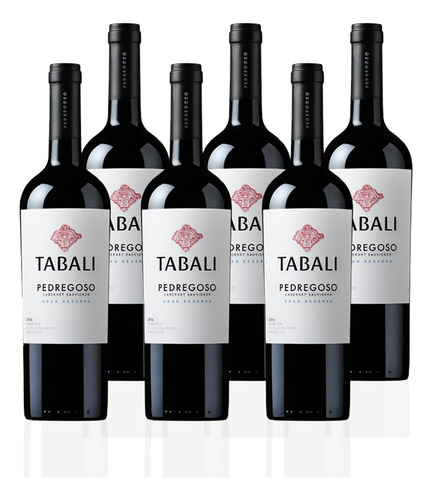 6 Vinos Tabali Pedregoso Cabernet Sauvignon