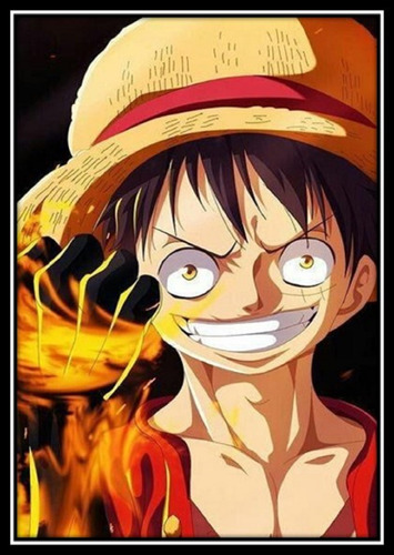 Cuadro Digital De Anime One Piece V5