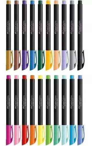 Marcadores Faber Castell supersoft brush x20 - Woopy