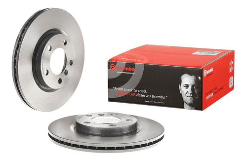 Rotor De Freno Izq/der Del Mini Cooper Paceman 13-16 Brembo