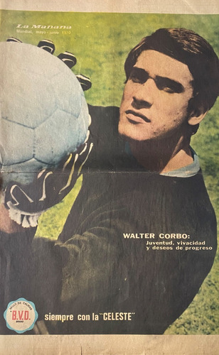 La Mañana Poster Walter Corbo 57 X 37 1970 Ez2c