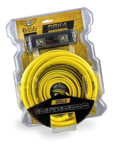 Kit De Instalacion Ampli Calibre 4 Dbk4 Db Bass Ultrafexible