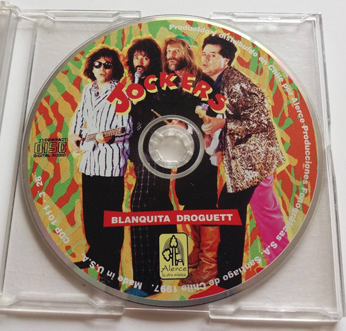 Cd Single Promo - Los Jockers - Blanquita Droguet Alerce