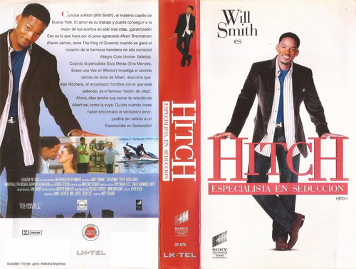 Hitch Vhs Will Smith Eva Mendes Kevin James