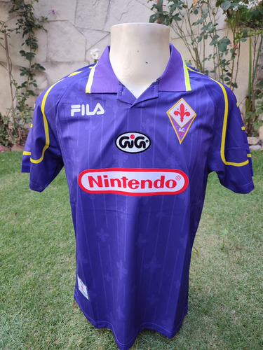 Jersey Fiorentina Local Retro 1997 Nintendo Talla M