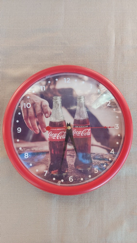 Reloj De Pared Vintage Cocacola De Colección 90s Coca Retro 