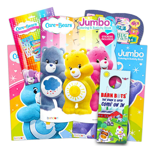 Libros Para Colorear Y Actividades Bendon Care Bears Jumbo,