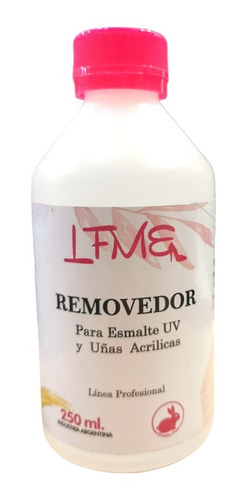 Removedor De Acrilico Y Esmalte Uv 250ml Lefemme Lfme