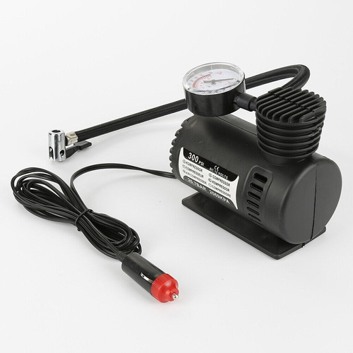 Kit Compressor Ar Bomba Calibrar Pneus Roda Aro Libras Bar