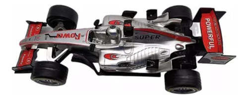 Juguete Auto F1 A Escala 1:18 Con Luces Y Sonido De Fricción Gris