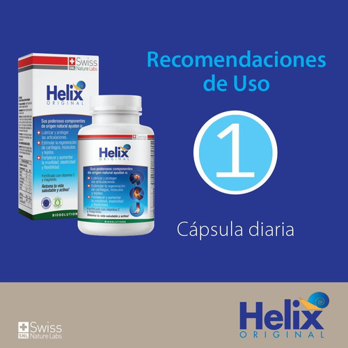 Helix Original de um mês - 30 tomadas insípidas