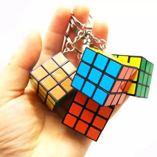 1 Cubo Cubito Rubik 3x3 Mini Llavero 3cm