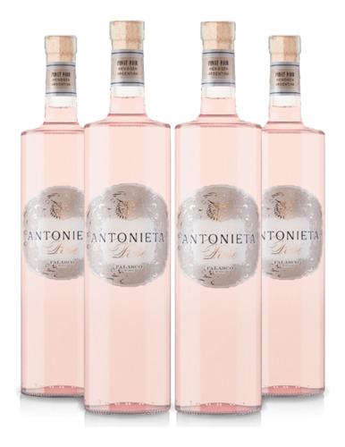 Vino Rosado Antonieta Pinot Noir Falasco Wines X4