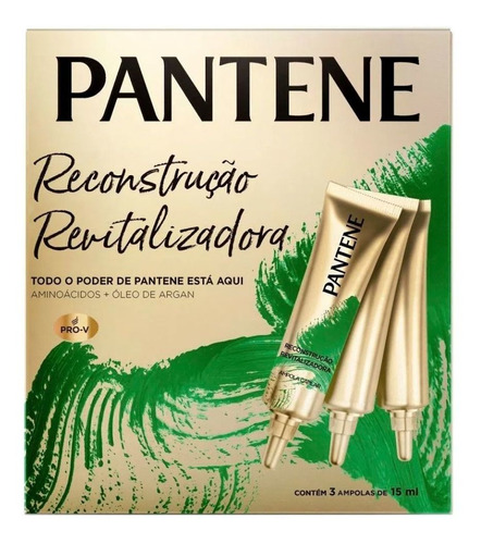 Pantene Ampola Reconstrução Revitalizadora C/3 Unid. 15ml