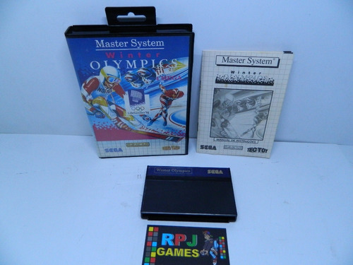 Winter Olympics Original P/ Master System - Loja Fisica Rj (Usado)