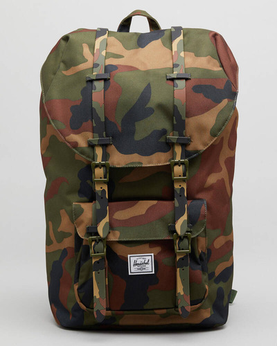 Exclusiva Mochila Herschel, Mod. Little America, Camuflaje 