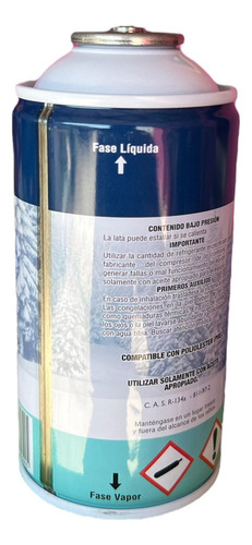 Refrigerante R-134 Refrigeracion Lata 340 Gramos
