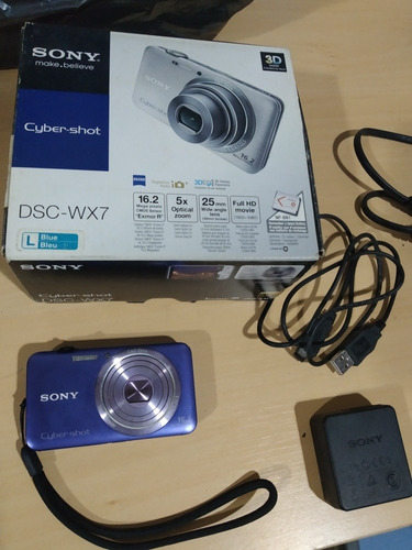 Camara Sony 16.2 Mp Dscwx7 Con Bateria Y Memoria En Oferta