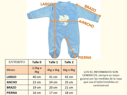 Enterito De Plush Para Bebés Recien Nacidos Tela Premium