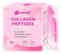Comprar Omogs Péptidos De Colágeno En Polvo 30 Sobres Suplemento
