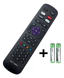 Controle Remoto Para Aoc Smart Tv Roku 32 40 42 43 Polegadas