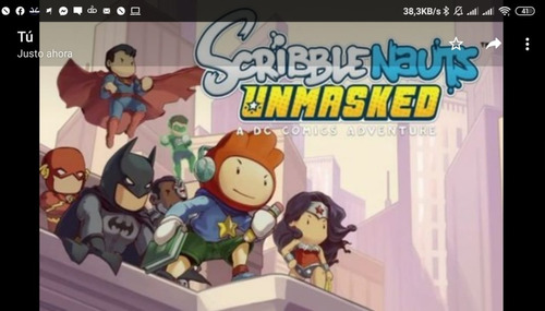 Juego Nintendo Scribble Nauts Unmasked 3ds Game Barato Usado
