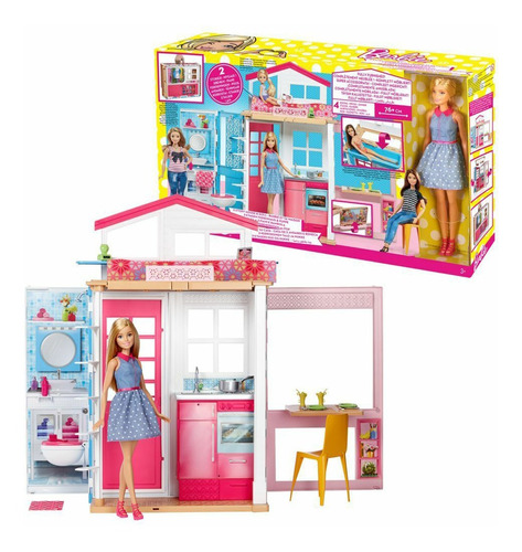 Barbie Casa Glam De 2 Pisos 