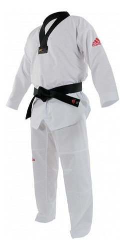 Uniforme Dobok adidas Taekwondo Wt Adi Contest Cuello Blanco