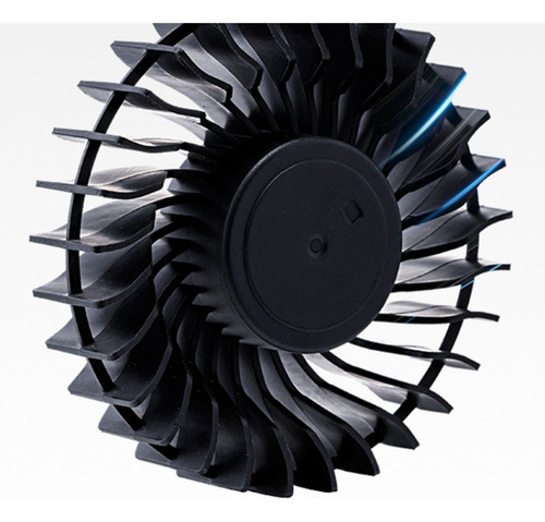 Mini Cámara Portátil Con Carga Usb, Ventilador Negro, Cuello