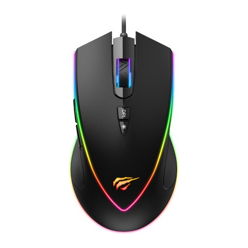 Mouse Gaming Programable Rgbms1017 Ergonomico Portatil