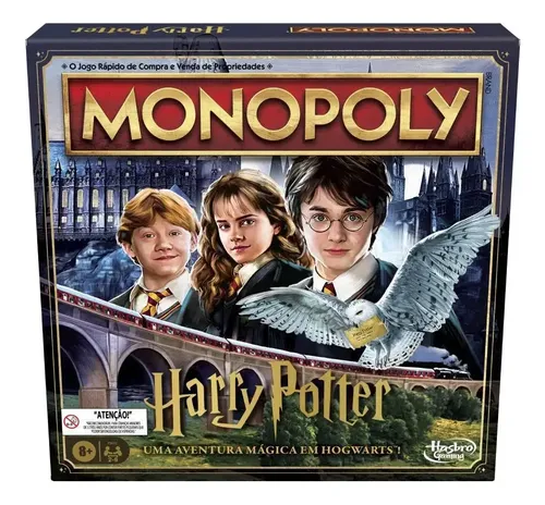 Jogo De Tabuleiro Monopoly Harry Potter Hasbro