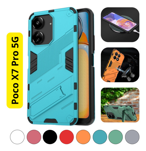 Funda Antigolpes Para Xiaomi Poco X7 Series Pengke + Mica