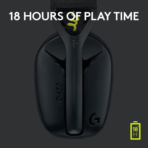 Imagen 5 de 10 de Diadema Gamer Inalámbrica + Bt, Logitech G435, Pc Ps4, Negra