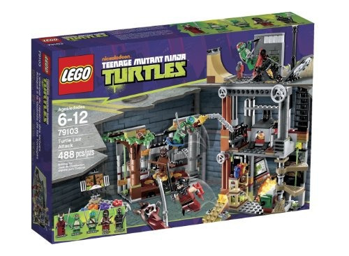 Tortuga Lego Ninja Turtle Lair Attack 79103