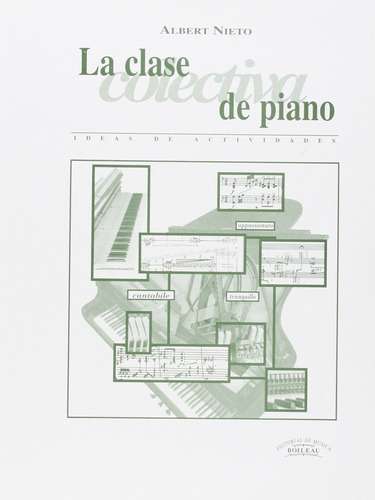 Libro La Clase Colectiva Del Piano