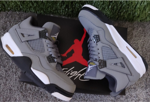 Tenis Jordan 4 Retro Cool Grey Talla 28 Mx