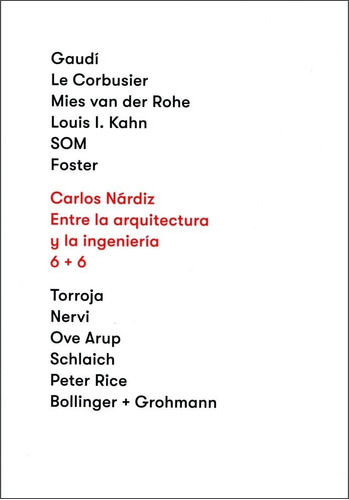 Entre La Arquitectura Y La Ingenierãâa 6+6, De Nárdiz Ortiz, Carlos. Editorial Universidade Da Coruña, Tapa Blanda En Español