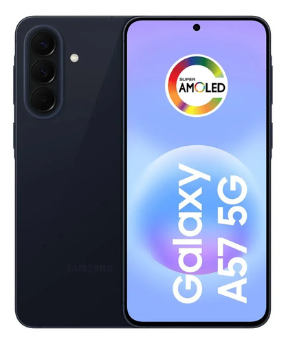 Celular Samsung Galaxy A57 5g 128gb, 8gb Ram, Câmera 50mp, Ip68, Super Amoled 6.7 , Recursos Ai - Azul-escuro