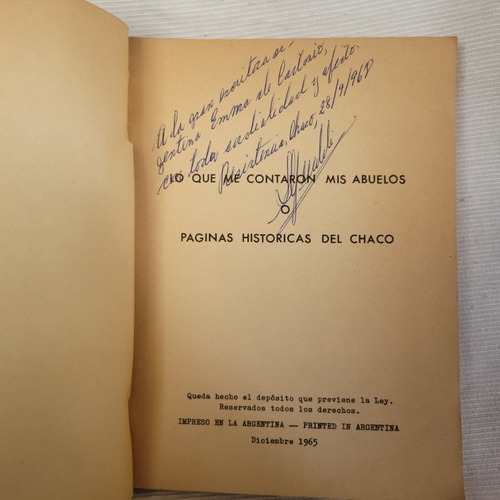 Imagen 3 de 10 de Lo Que Me Contaron Mis Abuelos Paginas Hist Chaco S Geraldi