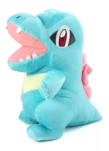 Pelúcia Pokemon Totodile Importada Crocodilo Tipo Água 19 Cm