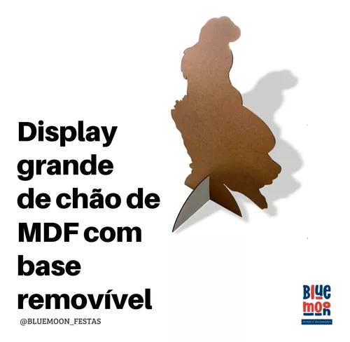 Numero 1 Mdf Grande Para Chao Kit Display