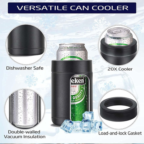 P Copo Térmico 4 Em 1 Porta Lata Porta Long Neck Tumbler
