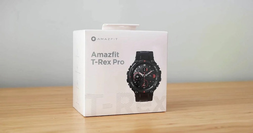 Smartwatch Amazfit Sport T-Rex Pro 1.3" caja 47.7mm de policarbonato meteorite black, malla meteorite black de silicona A2013