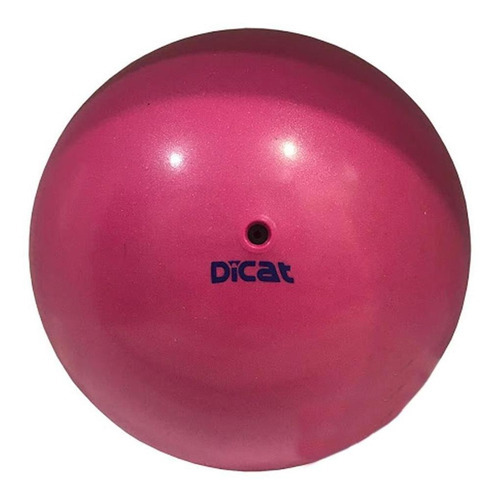 Bola Glitter 300g 16cm Ginástica Rítmica Dicat Sports Cor Pink Metalizado